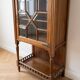 Napoleon III display cabinet in solid wood