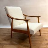 60s armchair reupholstered in loop