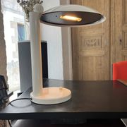 White Metal Desk Lamp 1980s