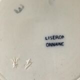 2 semi-deep plates in Onnaing earthenware, “Liseron” model