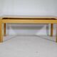 Minimalist Ash wood coffee table, 1970s