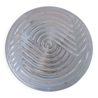 Round glass ceiling light