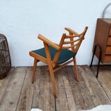 Chair Scandinavian vintage foot compass
