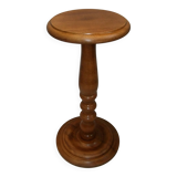 Pedestal table console solid wood furniture plant holder