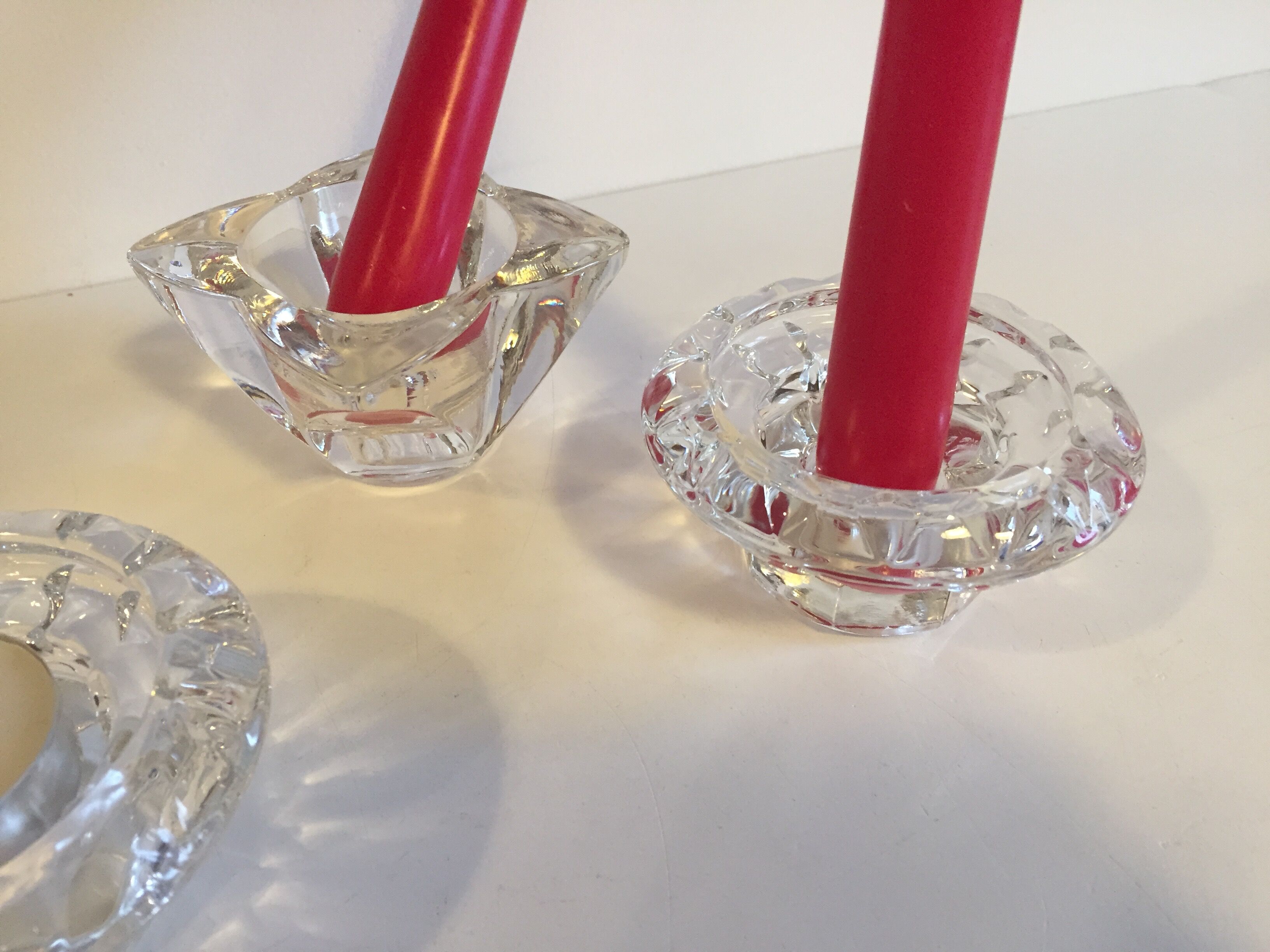 Set of 3 crystal photophores