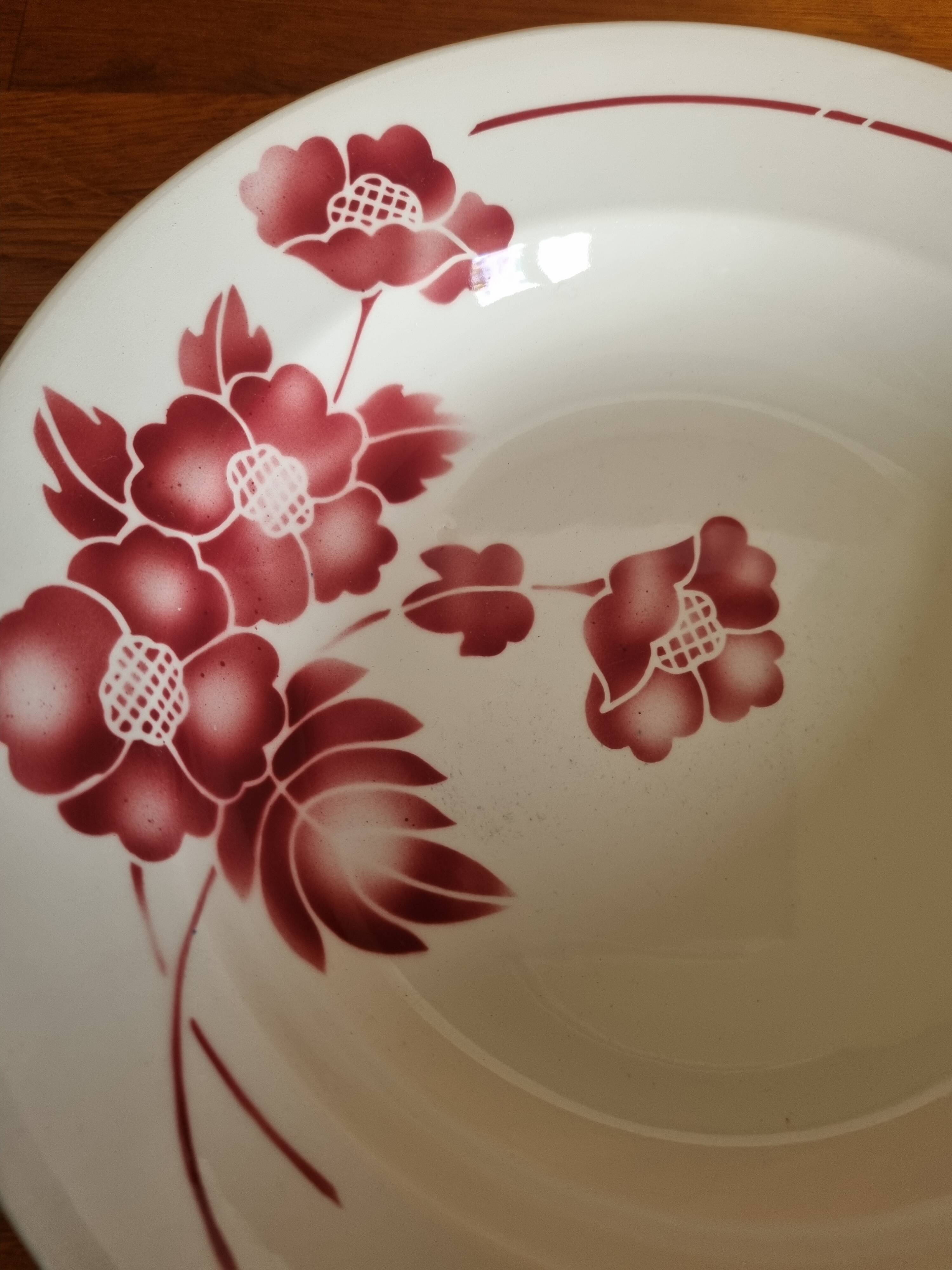 Hollow round dish Moulins des Loups Hamage Orchies