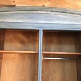 Vintage cabinet repainted in grey