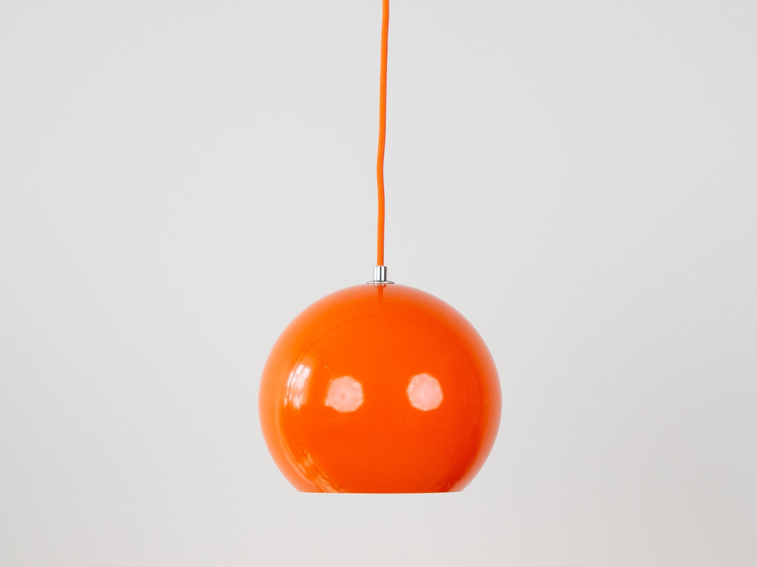 Paire de lampes à suspension vintage danoises Topan de Verner Panton