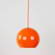 Paire de lampes à suspension vintage danoises Topan de Verner Panton