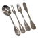 Hors d'oeuvre service, 4 pieces, silver-plated metal, Christofle Vendôme silversmith