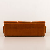 Italian vintage Brusnelli 3 person sofa, 1970s