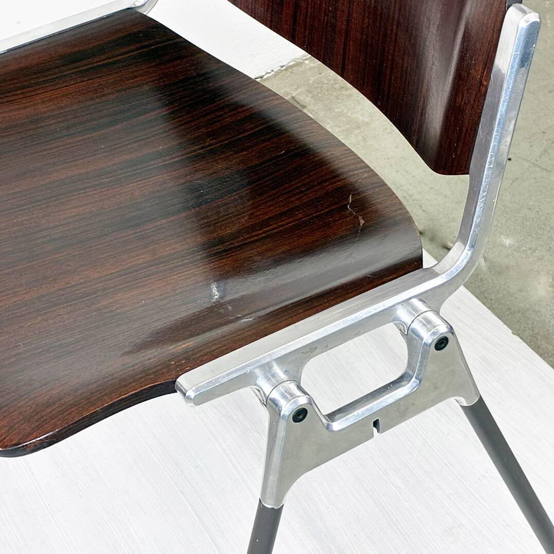 Brown Castelli DSC 106 Stacking Chair by Giancarlo Piretti, Italy