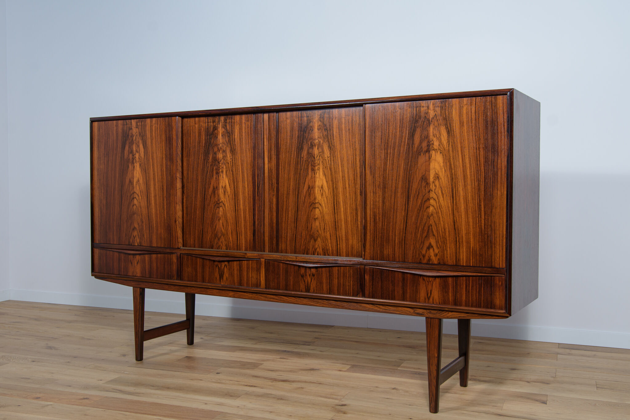 Mid century rosewood Danish sideboard by E. W. Bach for Sejling Skabe, 1960s
