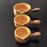 Lot of 3 vintage frying pans