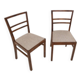 A pair of Art Deco chairs from the mid-20th century