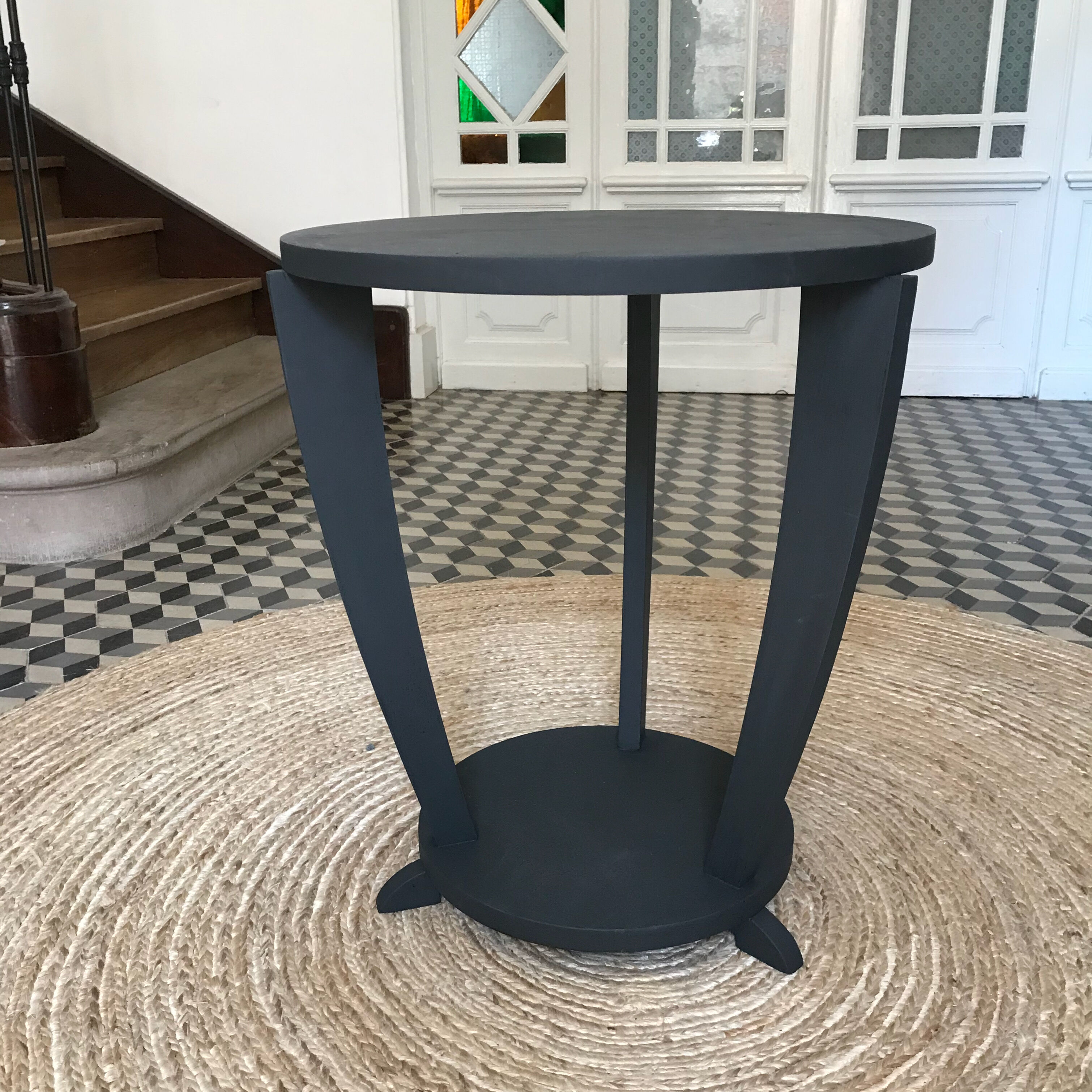 Art Deco tripod side table