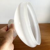 Vintage Opal Milk Glass Student Lampshade with Diameter of 20.1 cm