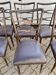 6 chairs meclchiorre bega for ponti circa 60s
