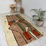 Handmade Moroccan Berber rug 280 X 150 CM