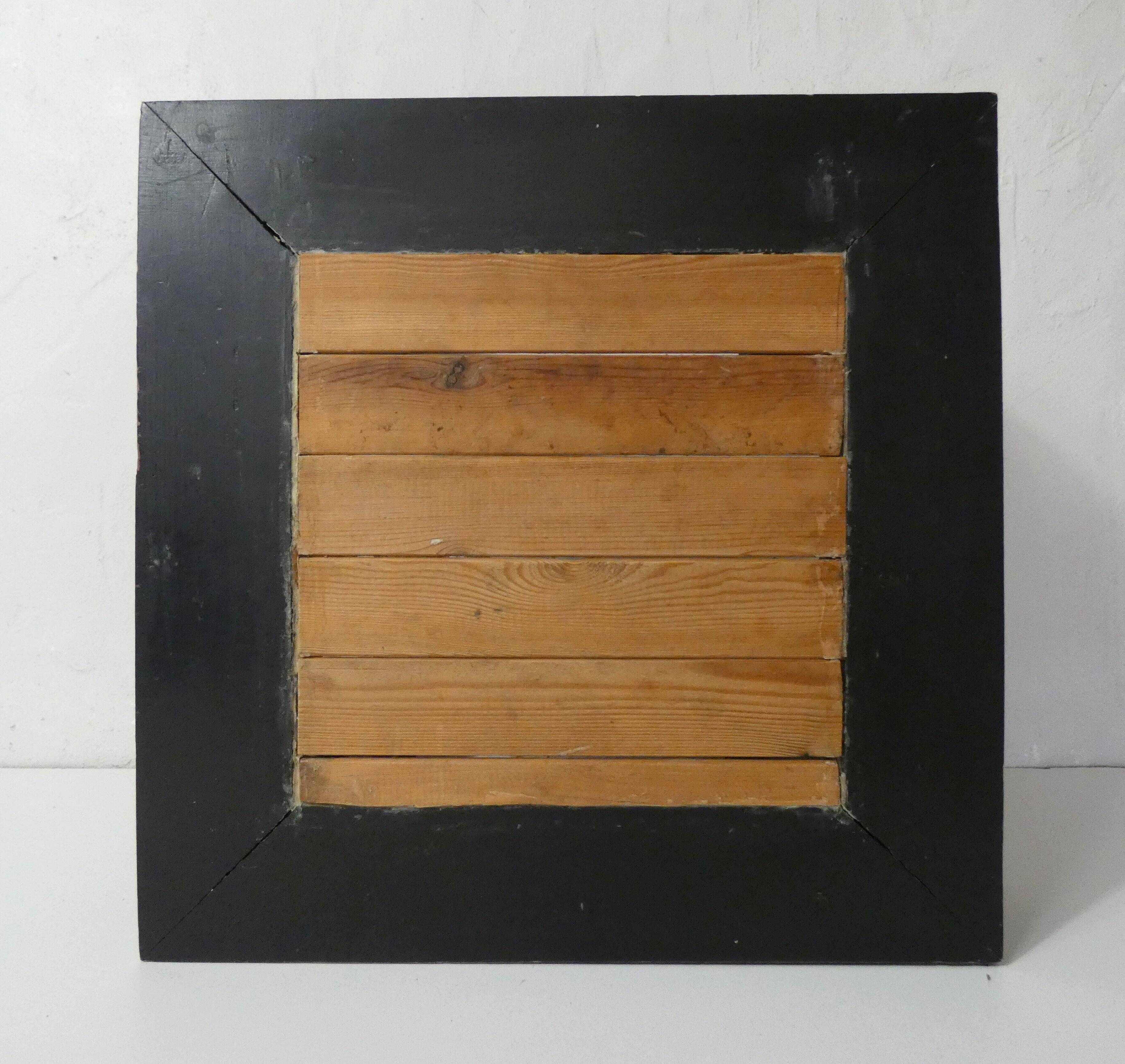 petite table d'appoint porte plante en bois massif