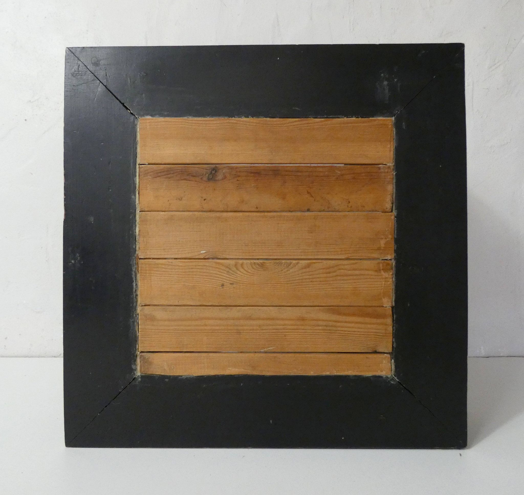 petite table d'appoint porte plante en bois massif