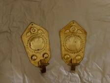 Paire de appliques en laiton suédoises