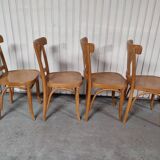 4 vintage bistro chairs