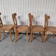 4 chaises bistrot vintage