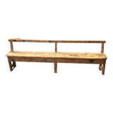 Ancien banc de réfectoire en bois, XIXÈME
