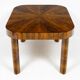 Table extensible Art Déco moderniste en noyer 1930–1944