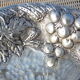 Large dish or cut metal deco vine, foot balls