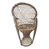 Chaise rotin poupée