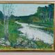 Oil on canvas by Gunnar Herman Berglund 1970
