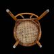 Bistro chair Horgen Glaris in curved wood and caning, Switzerland, circa 1900.