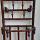 Bamboo-carved wooden coat/dressing room door. Period around 1900-1920