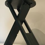 Tabouret pliant Suzy stool vert, design Adrian Reed, années 1980