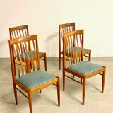 4x Danish Teak Dining Chairs by H.W. Klein for Bramin 1960s