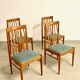 4x Danish Teak Dining Chairs by H.W. Klein for Bramin 1960s
