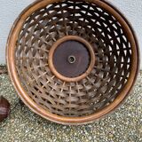 Vintage rattan ceiling light