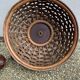 Vintage rattan ceiling light