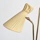 Two-arm adjustable floor lamp by BAG Turgi, Switzerland, 1950s.