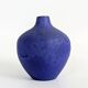 Vase céramique bleu Klein Heyne Keramik, Fat Lava, Allemagne années 60