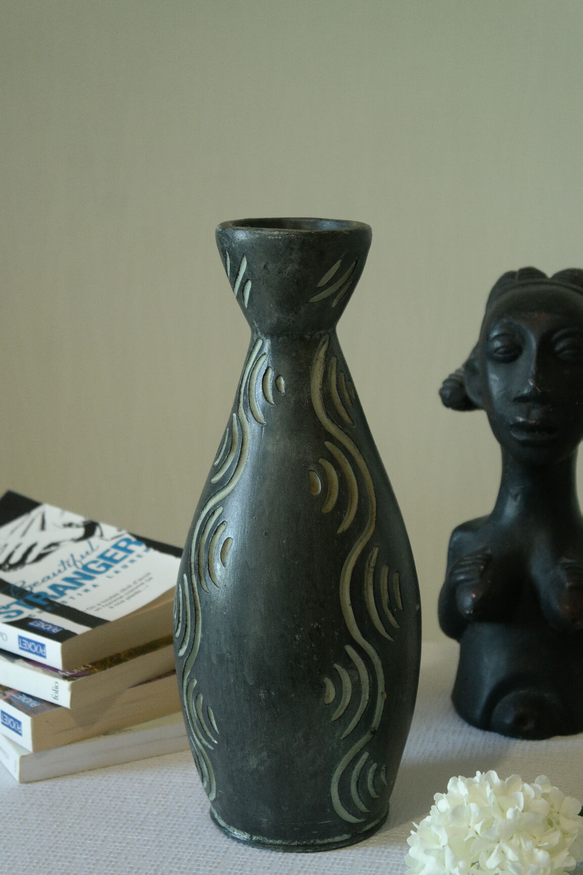 Ceramic vase GERUNDA SPAIN vintage brutalist