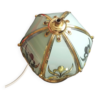 petite lampe vintage style vitraux Tiffany