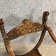 Fauteuil Dagobert en noyer  années 50