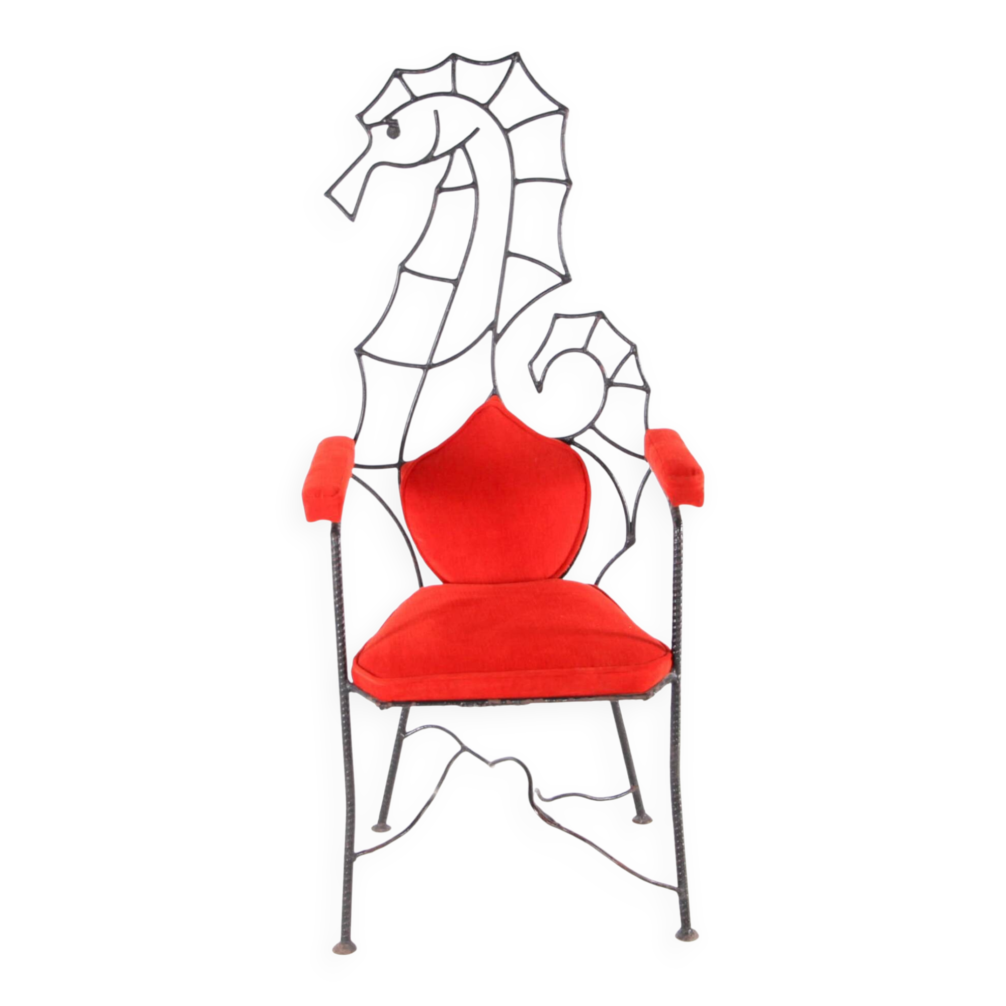 Fauteuil en fer « hippocampe »