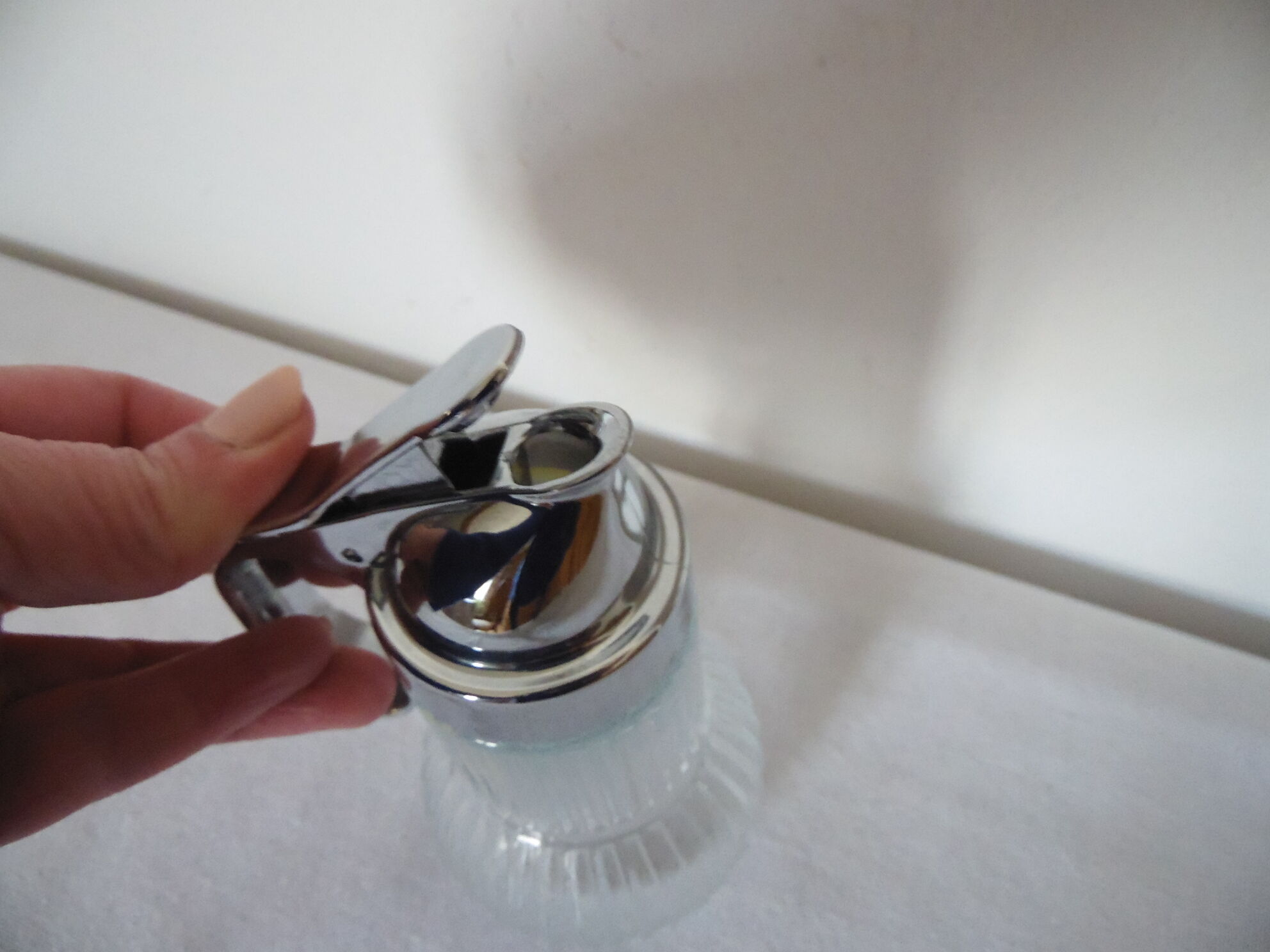 Sucrier verre et inox