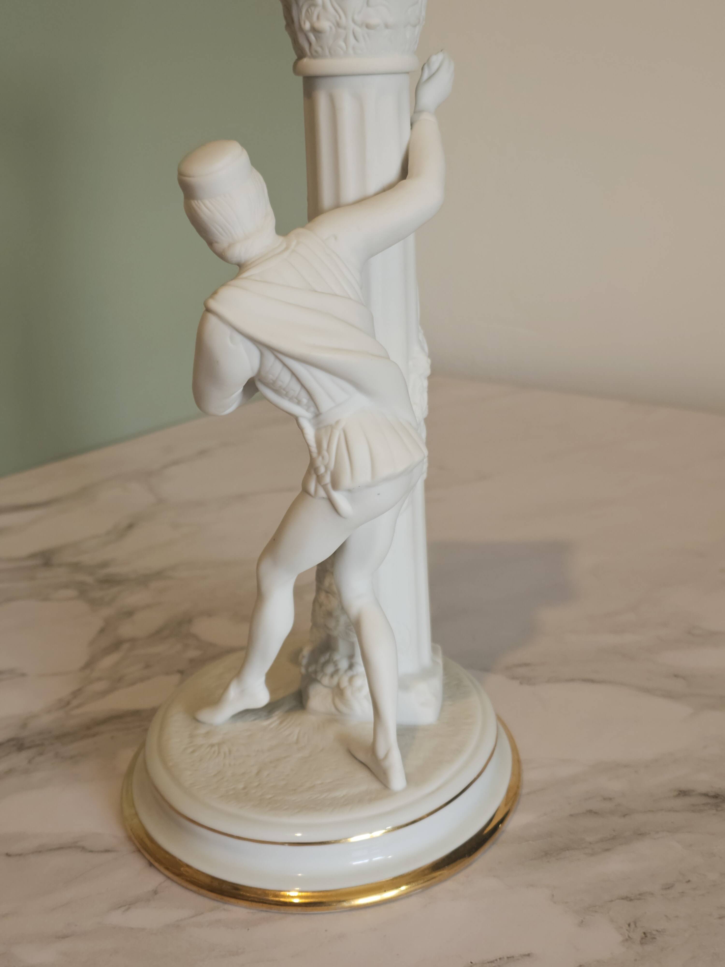 Chandelier in porcelain Romeo and Juliet The Franklin Mint