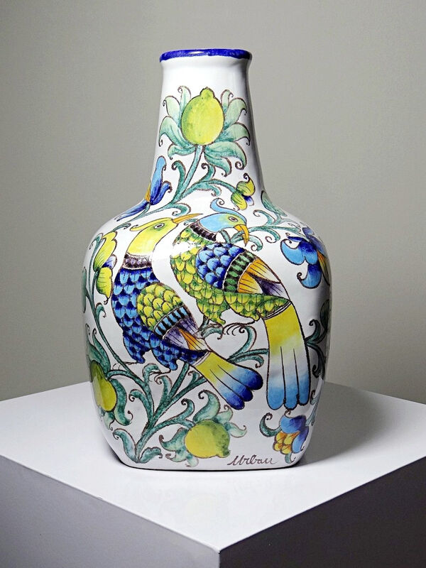 Vase bonbonne italien dans le goût d'Innocenti, années 60-80