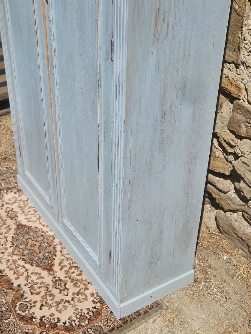 Renovated and distressed antique Parisian wardrobe | Gabrielle